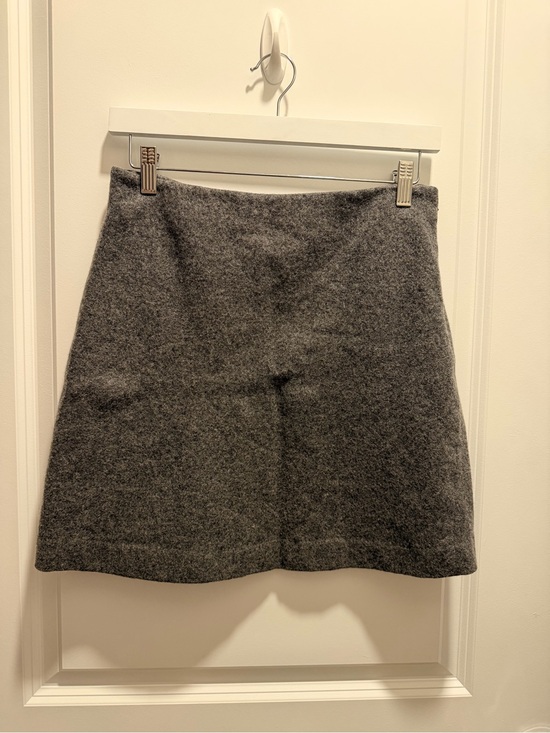 Dkny Dresses & Skirts - DKNY Vintage Grey Wool A-Line Mini Skirt